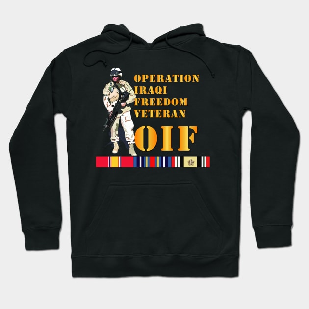 Soldier - OIF w SVC Ribbons Hoodie by twix123844